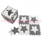 Foam puzzel mat Grijs / Witte ster